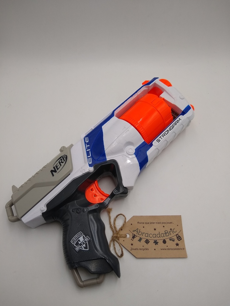 NERF Elite Disrupter Blaster, 6-Dart Rotating Drum, Slam Fire